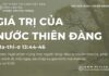 Giá Trị Của Nước Thiên Đàng – 22/7/2023