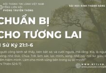 Chuẩn Bị Cho Tương Lai – 27/7/2023