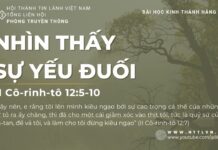 Nhìn Thấy Sự Yếu Đuối – 28/7/2023