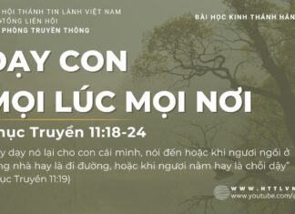 Dạy Con Mọi Lúc Mọi Nơi – 3/7/2023