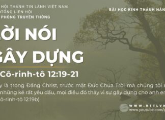 Lời Nói Gây Dựng – 31/7/2023
