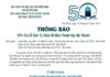 Thông Báo V/v Dự Lễ Cảm Tạ Chúa 50 Năm Thành Lập HTTL Tân Bình