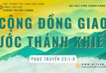 Cộng Đồng Giao Ước Thánh Khiết – 18/8/2023