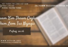 Xyuam Xim Thaum Coglus Them Lwm Tus Nujnqis – 20/8/2023