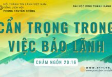 Cẩn Trọng Trong Việc Bảo Lãnh – 20/8/2023