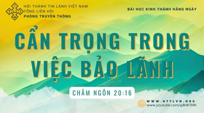 Cẩn Trọng Trong Việc Bảo Lãnh – 20/8/2023