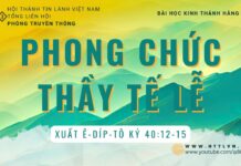Phong Chức Thầy Tế Lễ – 22/8/2023