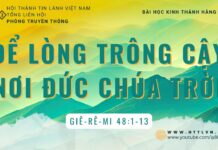 Để Lòng Trông Cậy Nơi Đức Chúa Trời – 31/8/2023