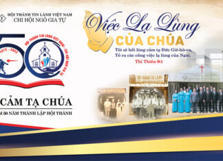 V/v Truyền Hình Trực Tuyến Chương Trình Lễ Cảm Tạ Chúa – Kỷ Niệm 50 Thành Lập HTTL Ngô Gia Tự