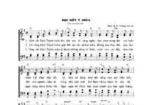 Bài hát: Học Biết Ý Chúa