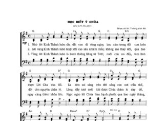 Bài hát: Học Biết Ý Chúa