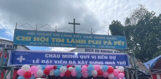 Gia Lai: Lễ Đặt Viên Đá Xây Dựng Nhà Thờ Tin Lành Plei Pă Pết