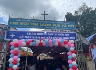 Gia Lai: Lễ Đặt Viên Đá Xây Dựng Nhà Thờ Tin Lành Plei Pă Pết