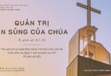 Quản Trị Ân sủng Của Chúa – 1/10/2023