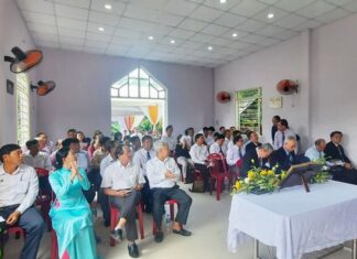Long An: Lễ Cảm Tạ Chúa Và Công Bố Thành Lập Điểm Nhóm Tin Lành Mỹ Quý Tây
