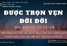 Được Trọn Vẹn Đời Đời – 16/9/2023