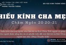 Hiếu Kính Cha Mẹ – 17/9/2023