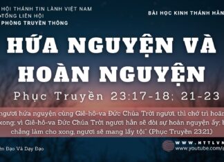 Hứa Nguyện Và Hoàn Nguyện – 19/9/2023