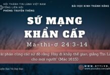 Sứ Mạng Khẩn Cấp – 2/9/2023