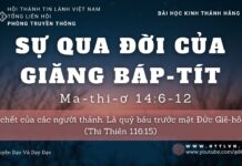 Sự Qua Đời Của Giăng Báp-tít – 23/9/2023