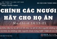 Chính Các Ngươi Hãy Cho Họ Ăn – 25/9/2023