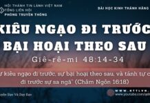 Kiêu Ngạo Đi Trước, Bại Hoại Theo Sau – 26/9/2023