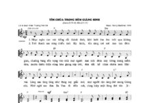 Bài Hát Truyền Giảng Giáng Sinh: TÌM CHÚA TRONG ĐÊM GIÁNG SINH