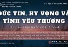 Đức Tin, Hy Vọng Và Tình Yêu Thương – 30/9/2023