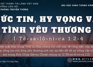 Đức Tin, Hy Vọng Và Tình Yêu Thương – 30/9/2023