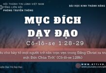 Mục Đích Dạy Đạo – 7/9/2023