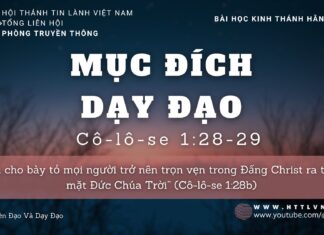 Mục Đích Dạy Đạo – 7/9/2023