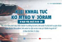 Klei Knhal Tuč Kơ Mtao Y-Jôram – 13/9/2023