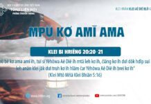 Mpŭ Kơ Amĭ Ama – 17/9/2023