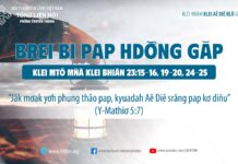 Brei Bi Pap Hdơ̆ng Găp – 18/9/2023