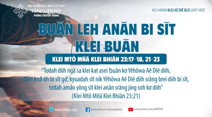 Ƀuăn Leh Anăn Bi Sĭt Klei Ƀuăn – 19/9/2023