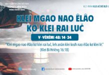 Klei Mgao Nao Êlâo Kơ Klei Rai Luč – 26/9/2023