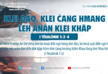 Klei Đăo, Klei Čang Hmang Leh Anăn Klei Khăp – 30/9/2023