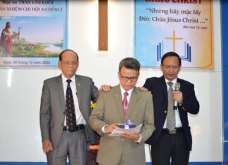 Quảng Nam: Hội Thánh A Chôm 2 Đón Mừng Tân Quản Nhiệm