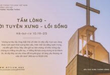 Tấm Lòng – Lời Tuyên Xưng – Lối Sống – 13/10/2023