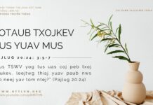 Totaub Txojkev Yus Yuav Mus – 22/10/2023