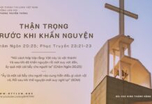 Thận Trọng Trước Khi Khấn nguyện – 29/10/2023