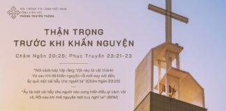 Thận Trọng Trước Khi Khấn nguyện – 29/10/2023