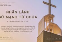 Nhận Lãnh Sứ Mạng Từ Chúa – 31/10/2023