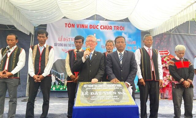 Gia Lai: Khởi Công Xây Dựng Nhà Thờ Tin Lành Phú Cần