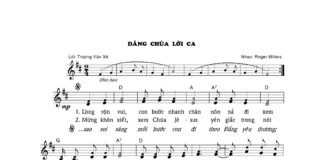 Bài hát Giáng Sinh: DÂNG CHÚA LỜI CA