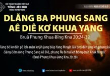 Dlăng Ba Phung Sang Aê Diê Kơ Khua Yang – 4/10/2023