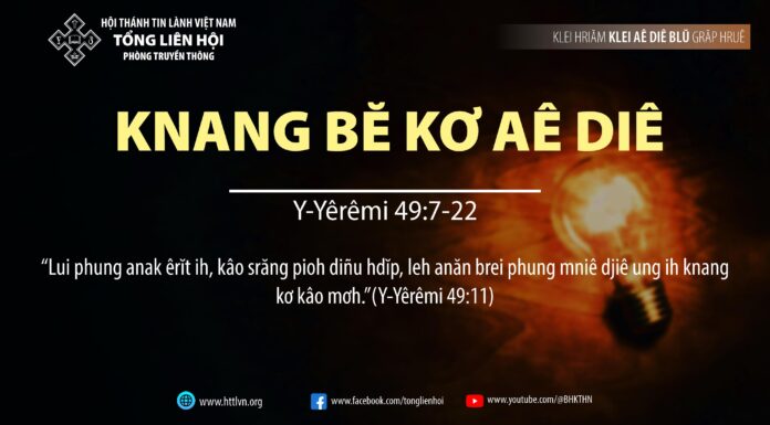 Knang Bĕ Kơ Aê Diê – 26/10/2023