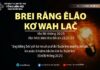 Brei Răng Êlâo Kơ Wah Lač – 29/10/2023