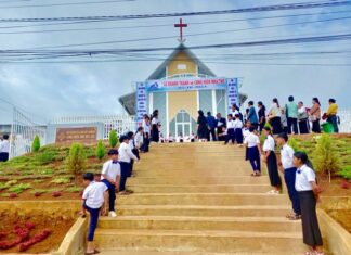 Nam Lâm Đồng: Một Nhà Thờ Mới Được Cung Hiến Cho Chúa