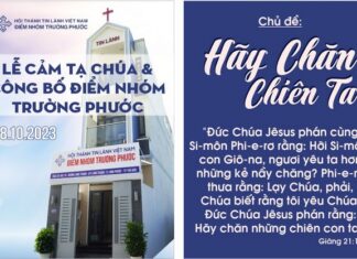 Tp. HCM: Điểm Nhóm mới: Trường Phước